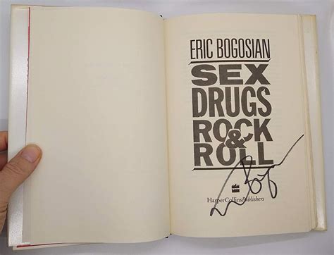 Sex Drugs Rock Roll By Eric Bogosian Signed St Ed Literature Plays Theater Drama