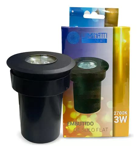 Luminaria Led Embutido De Solo Preto Ip Externo W Bivolt