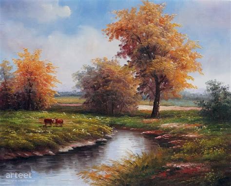 Along the River | Art Paintings for Sale, Online Gallery