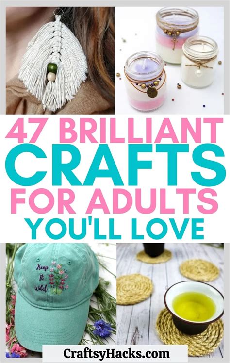 Easy Craft Ideas For Adults