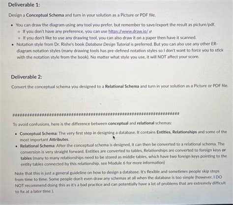 Solved Design a database for an online assignment management | Chegg.com 