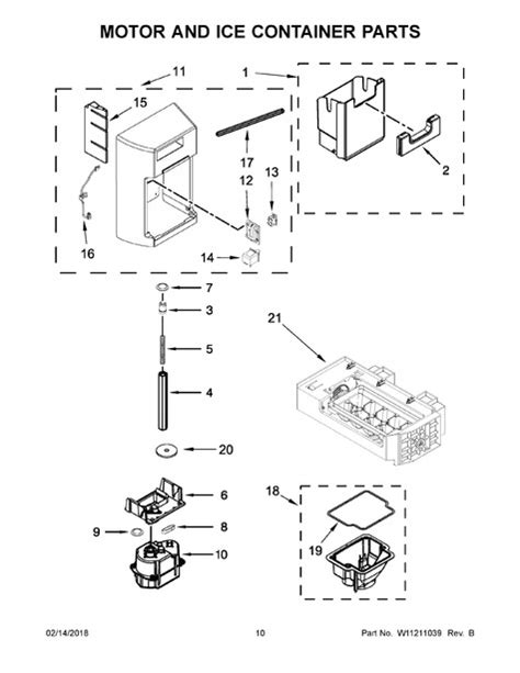 Whirlpool Wrs Cihz Parts List Coast Appliance Parts