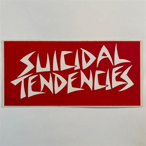 Vintage Suicidal Tendencies Logo Vinyl Thrash Metal Skateboard