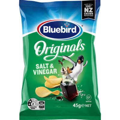 Bluebird Originals Salt Vinegar Potato Chips Pantry PAK NSAVE