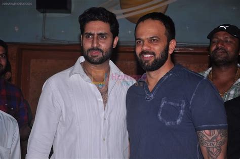 Abhishek Bachchan Rohit Shetty Meets Fans To Promote Bol Bachchan In