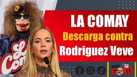 La Comay Hace Descarga A La Senadora Joanne Rodr Guez Veve Youtube