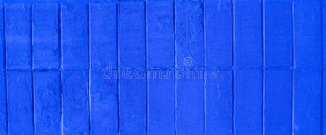 Of a Brick Wall Painted with Blue Paint. Stock Photo - Image of vintage ...