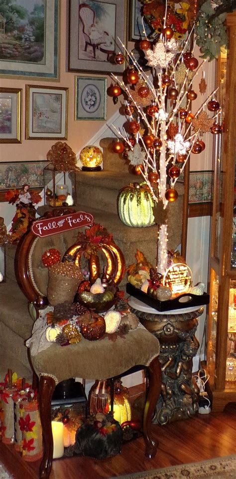 DEBBIE-DABBLE BLOG: "Elegant Autumn" Vignettes in the Living Room, 2023