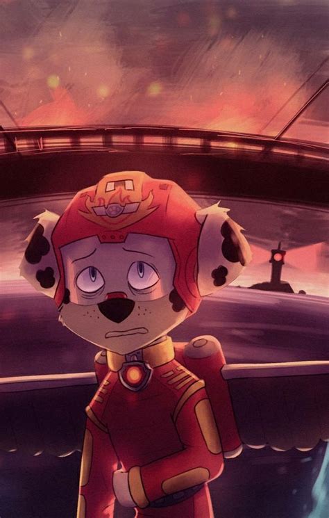 Pin By 伍 六七 On Paw Patrol汪汪队立大功） Paw Patrol Cartoon Marshall Paw Patrol Warrior Cats Art