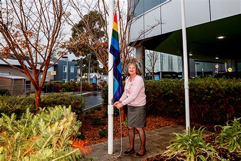 Colourful Celebration Peninsula Health Raises Rainbow Flag On Idahobit