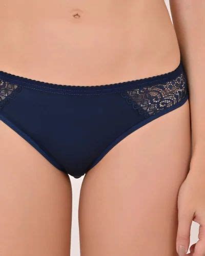 Lace Women Full Coverage Non Padded Lycra Set Clark Navy Blue Lingerie Set At Rs 85 Piece In New