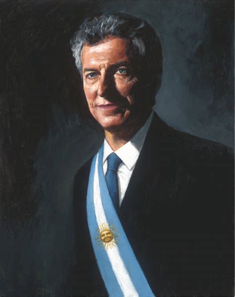 Mauricio Macri portrait painting | Fabian Perez Art