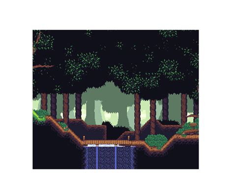 Basic Forest Platformer Tileset Game Art Partners