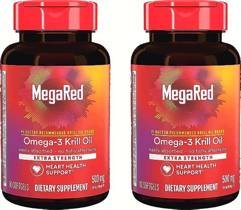 Amazon.com: MegaRed Advanced 4in1 900mg, 120 softgels Value Pack (2 ...