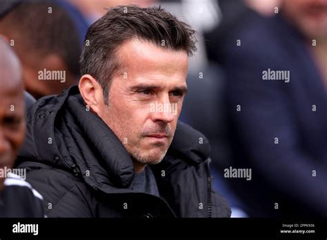 File photo dated 22-04-2023 of Fulham manager Marco Silva. Fulham boss ...