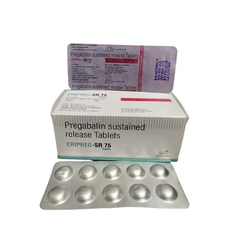 Pregabalin Sustained Release Tablets Eripreg Sr