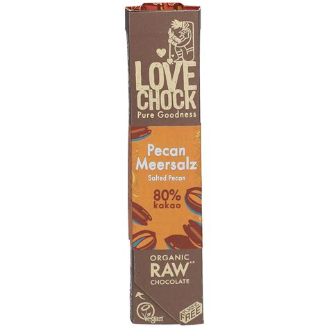 LOVECHOCK Pecan Meersalz 80 Kakao 40 G Shop Apotheke At