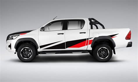 Abstract Body Stripe Decal Kit Toyota Hilux