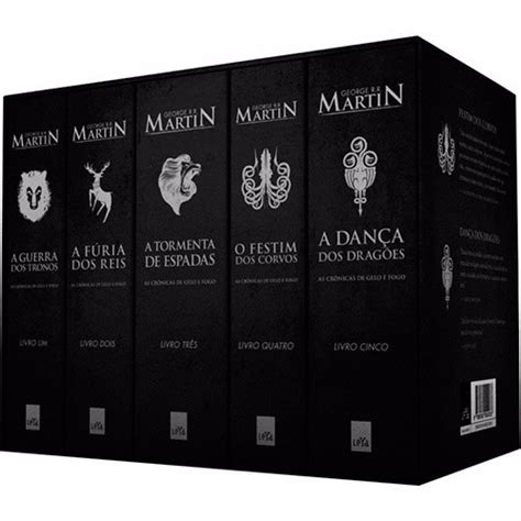 Box 5 Livros Game Of Thrones As Crônicas De Gelo E Fogo R 109 99