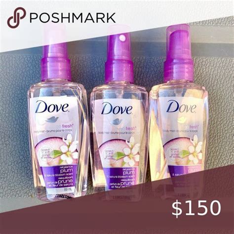 Dove Go Fresh Body Mist Rebalance Plum Sakura Bl Dove Go Fresh