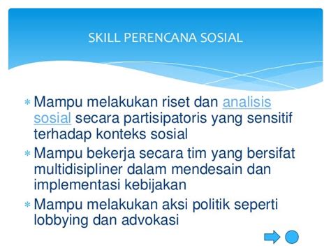 Pertemuan Ke 3 Perencanaan Sosial