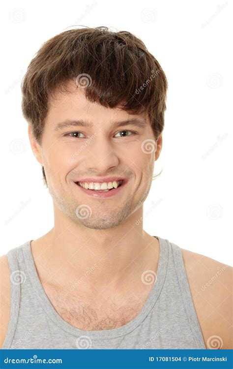 Smiling Handsome Man Stock Photo Image Of Attractive 17081504