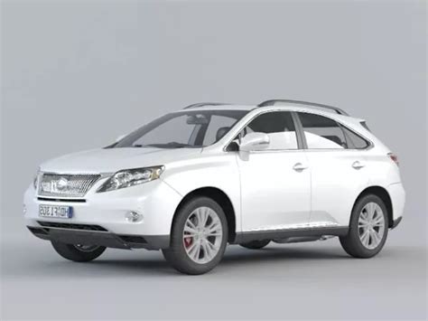 Lexus Rx 450h Free 3d Model Max Open3dmodel