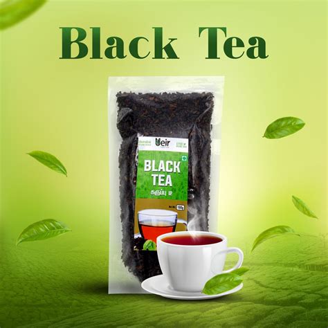 Black Tea Powder 100g Ueir Organic Foods