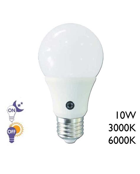 Standard LED Bulb E27 10W 900Lm With Built In Twilight Sensor