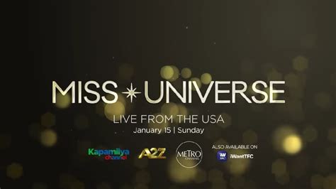 71st Miss Universe To Air Stream Live On Multiple ABS CBN Platforms