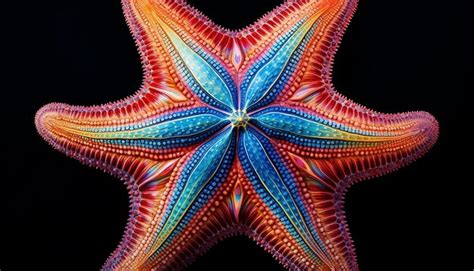 Premium AI Image | a starfish of 1000 colors