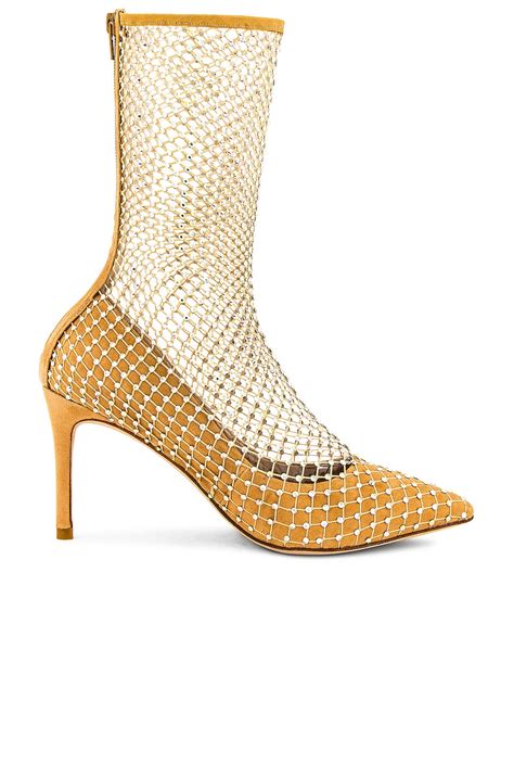 Jeffrey Campbell Caged Bootie In Nude Silver REVOLVE