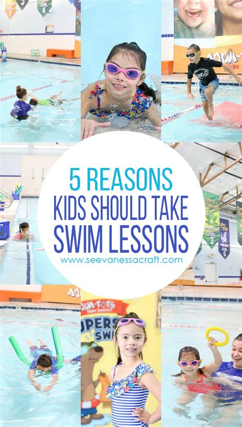 Kid Friendly 5 Reasons Kids Should Take Swim Lessons See Vanessa Craft