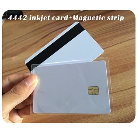 Buy 100pcs Printing SLE4442 Chip With Hi Co Magnetic Stripe PVC Blank