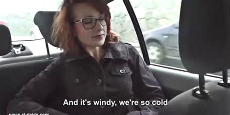 SLUT RIDE Redhead MILF Does Handjob BJ And Fucks With Taxidriver Tnaflix