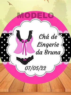 Adesivo Cha De Lingerie Compre Produtos Personalizados No Elo