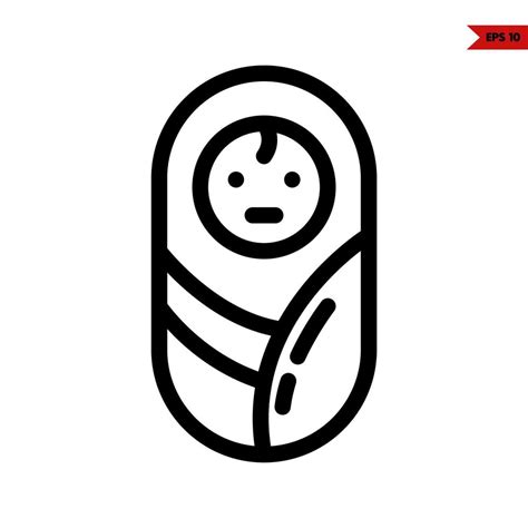 baby line icon 22575977 Vector Art at Vecteezy