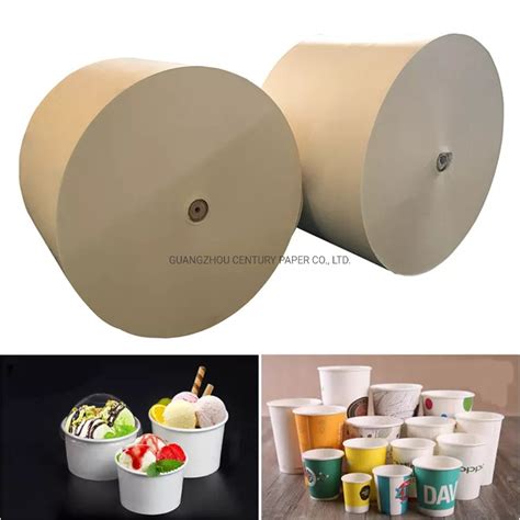 Roll Rawmaterial Virgin For Paper Cup With Pe Coated China Pe Coated