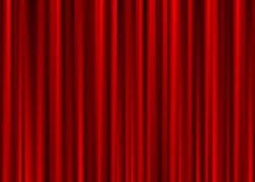 Red Velvet Curtain Abstract Background