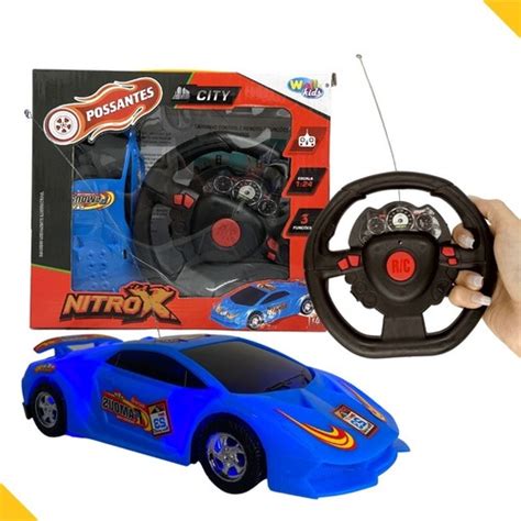 Carrinho De Controle Remoto Volante Possante Nitro 3 Funções Shopee