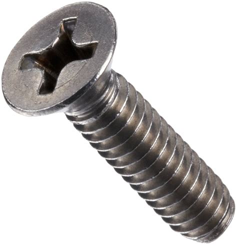 X Flat Phillips Machine Screws Stainless Steel Bulk