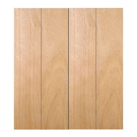 Jeld Wen In X In No Panel Unfinished Flush Hardwood Closet Bi