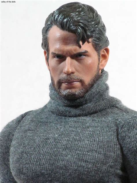 Henry Cavill Head Sculpt Famous People Celebrities Hot Toys Male Doll