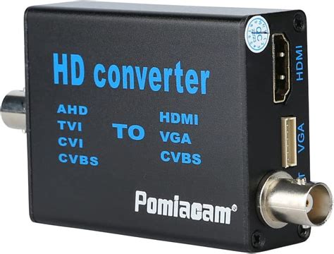 Convertisseur De Signal Vid O Bnc Vers Hdmi En Composite Cvbs Ahd