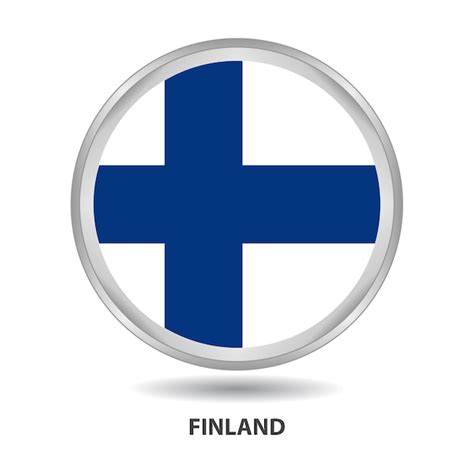 Premium Vector Finland Flag Badge Icon Button Vector Series