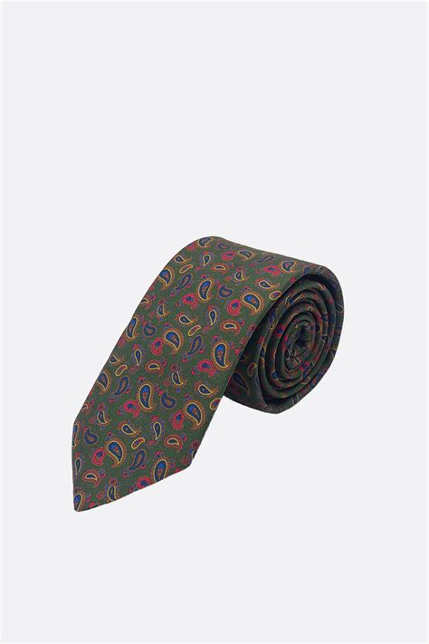 Corbata Paisley Verde The Nook Store