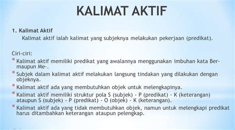 Contoh Kalimat Menggunakan Kata Kerja Homecare24