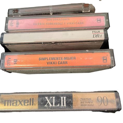 Vintage Retro Audio Cassette Tapes Bundle Lot 14 Size 13x 5 X 4 - Etsy