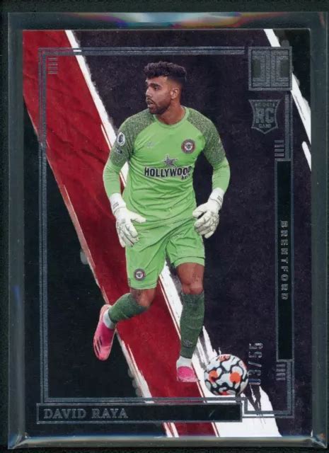 2021 22 DAVID RAYA 03 55 Panini Impeccable Premier League Rookie Rc 15