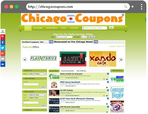 Chicago Coupons - Sell Coupons Online Website - Case Study